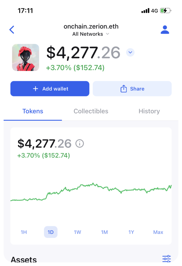 Trustchain portfolio tracker