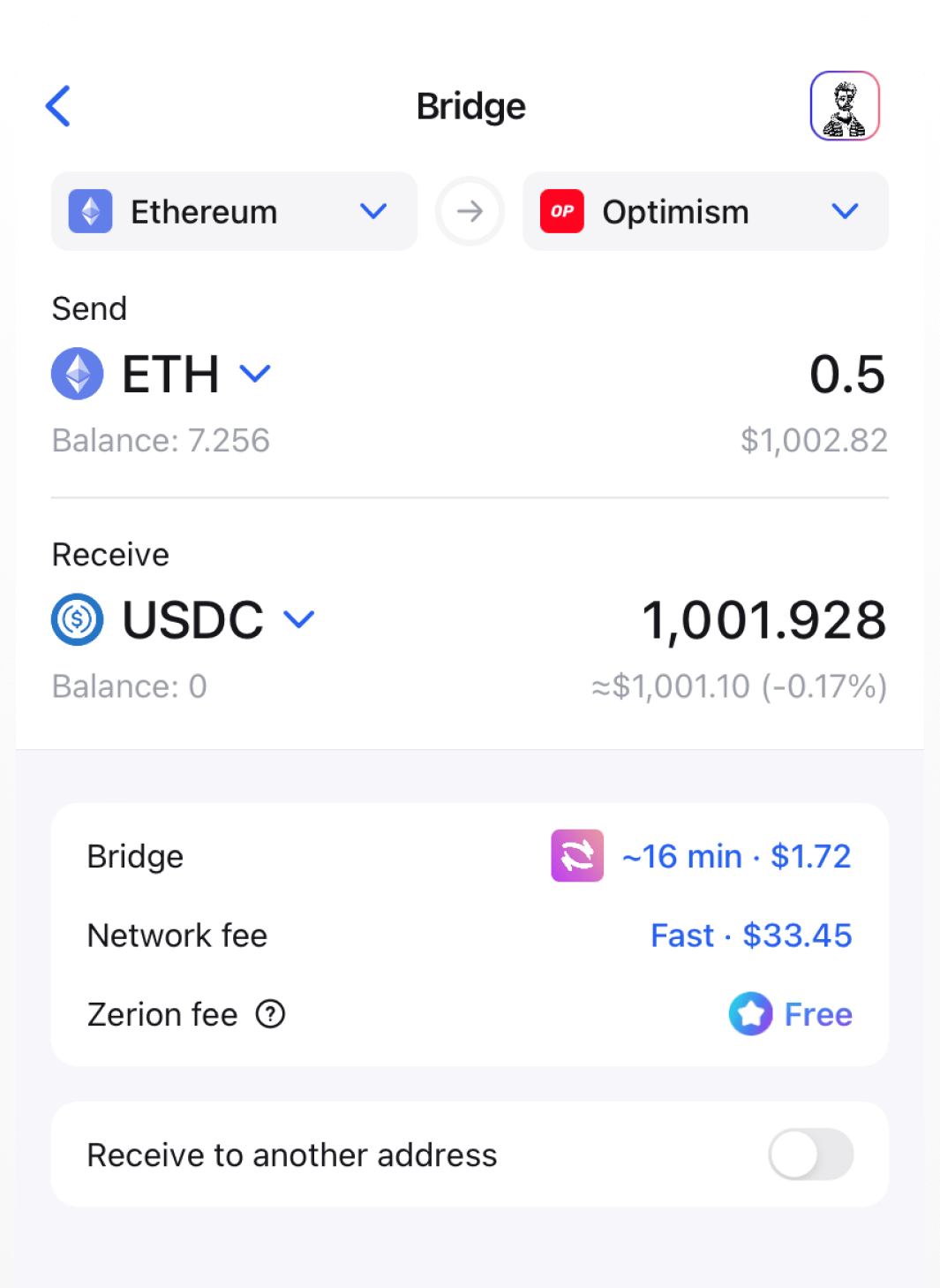Trustchain bridge screen
